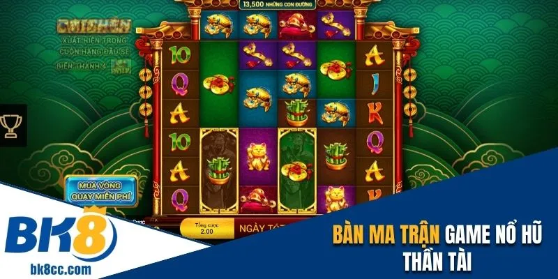 Giới thiệu về game Nổ hũ Thần Tài BK8